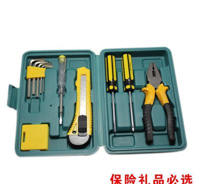 保險禮品12套件家用五金組合套工具8012B 多功能汽車應急工具的理想選擇